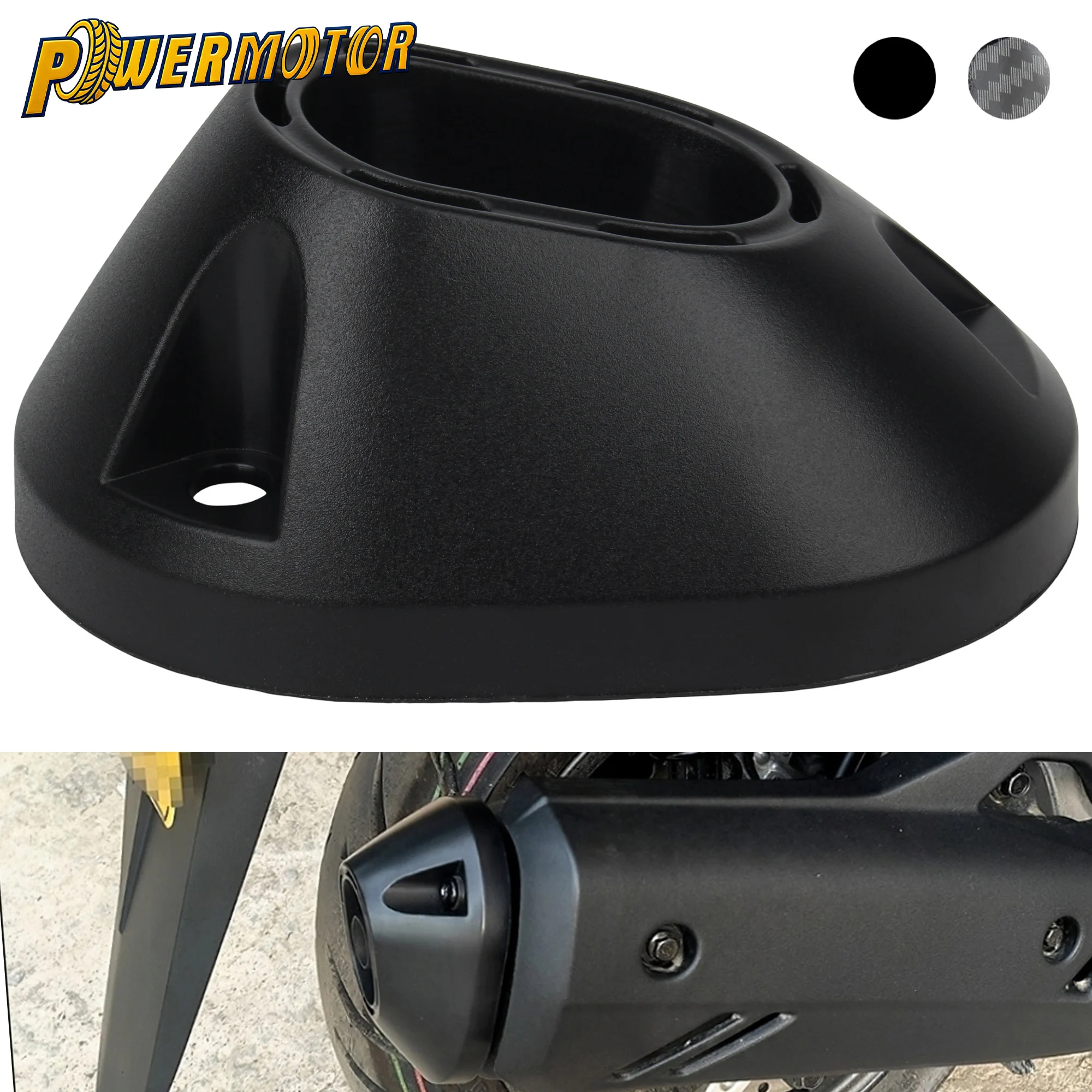 

For Honda PCX125 PCX160 2021 2022 2023 2024 Motorcycle Exhaust Pipe Protection Guard Cover Decorator Port Protective Cover