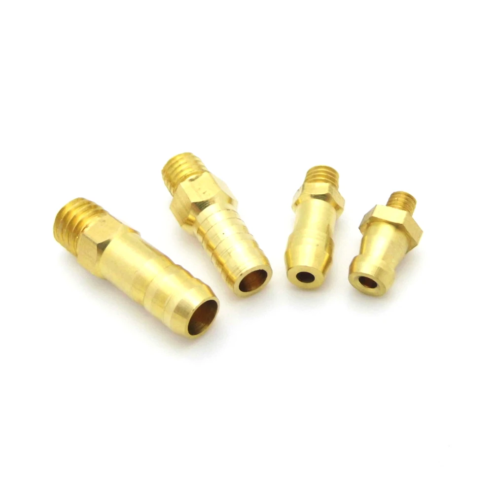 Boquilla de cobre para grifo de pezón, boquillas de combustible de agua para barco a control remoto, marino, MONO, gato, 10 Uds.