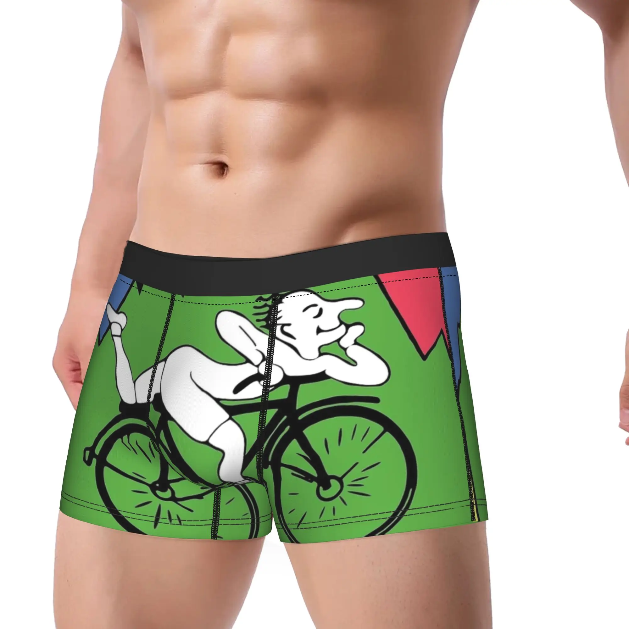 LSD Albert Hoffman Blotter Bicycle Day 1943 Underwear  Custom Trunk Trenky Male Panties Elastic Boxer Brief Birthday Present