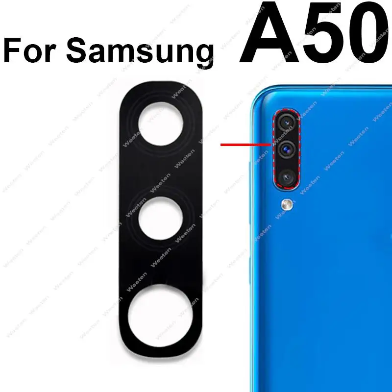 Rear Back Camera Glass Lens Adhesive Sticker For Samsung Galaxy A10S A20S A30S A50S A70S A10 A20 A30 A40 A50 A60 A70 A80 A90 5G