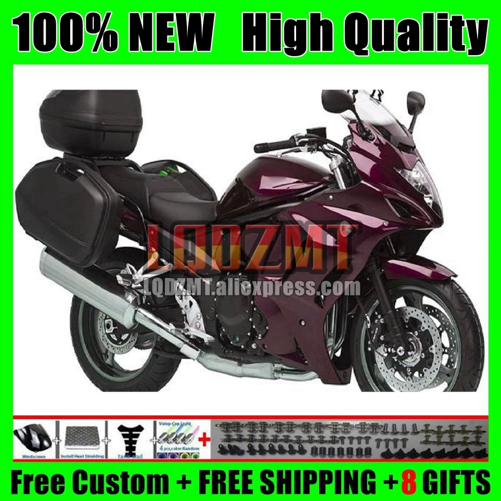 Bandit For SUZUKI GSX1250F GSX1250 FA C 11 12 13 14 15 25No.10 GSXF1250 GSX1250C 2011 2012 2013 Wine red 2014 2015 Fairings