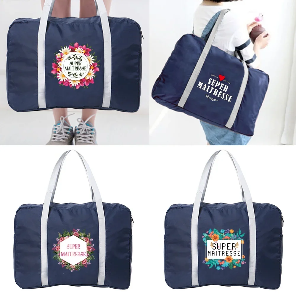 

Travel Suitcases Woman Tote Bags Duffle Bags Organizers Large Capacity Portable Maitresse Printed Series Travel Accessories