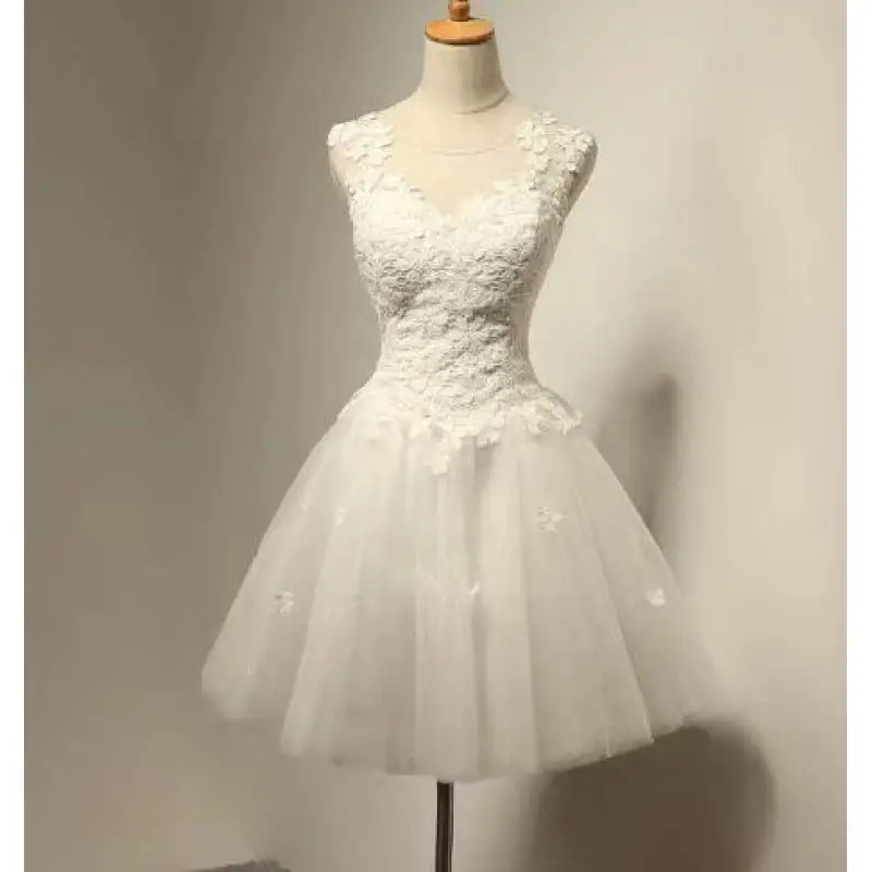 shoulder-short-evening-dress-colorful-bridesmaid-dress-annual-meeting-adult-ceremony-host-performance-small-dress-customized