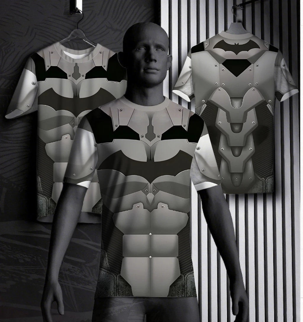 

Marvel Anime Deadpool X-Men Wolverine Slim Fit Role Playing T-shirt Summer Outdoor Sports Fitness Sportswear Short Sleeve