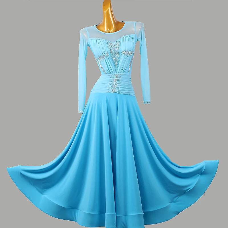 NES Modern Dance Dress Standard Ballroom Dance Dress Women Tango Dress Waltz Competition Performance Costumes Ballroom Dress