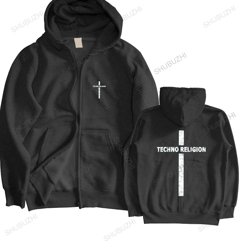 Streetwear Men hoody Techno Music hoodie Cotton hoodie Retro shubuzhi autumn winter Religion Cross sweatshirt Top Streetwear