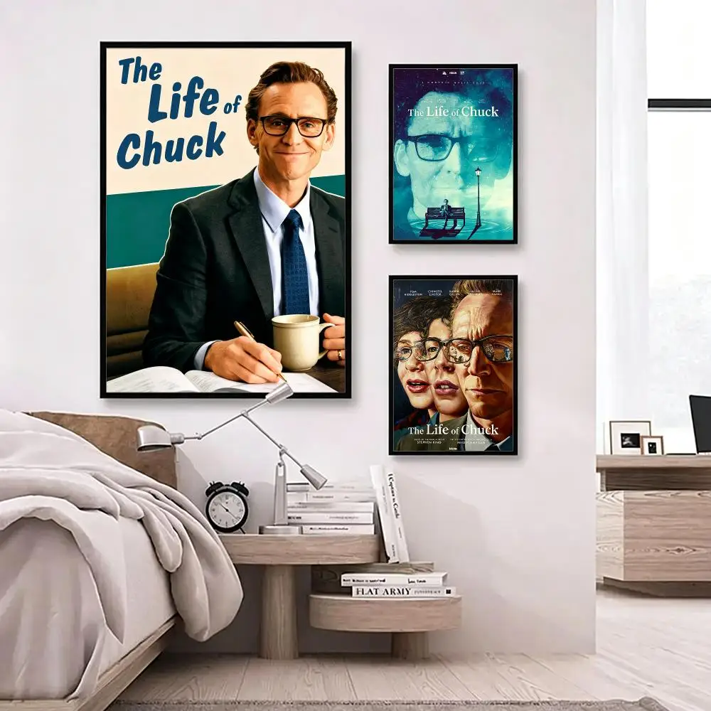 movie The Life of Chuck Poster Poster HD Waterproof Self-adhesive Art Print Wall Decor for Bedroom Living Room Gift