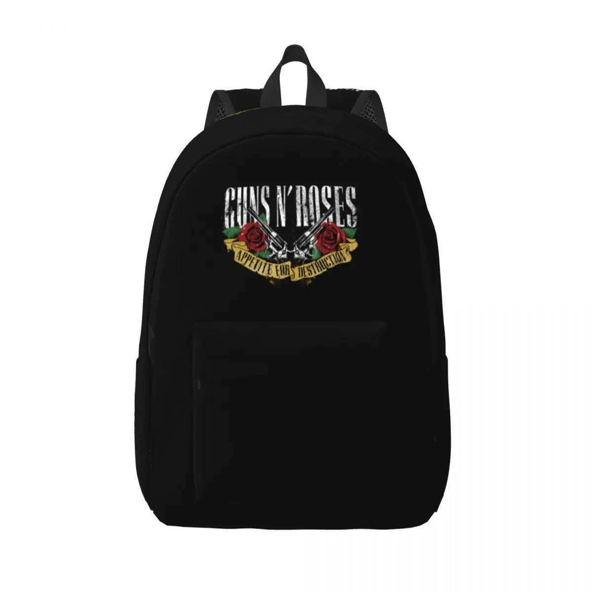 Guns N Rose Heavy Metal Steampunk Music Student Backpack School Bag Travel Daypack for Men Women Fashion Bookbag Shoulder Bags
