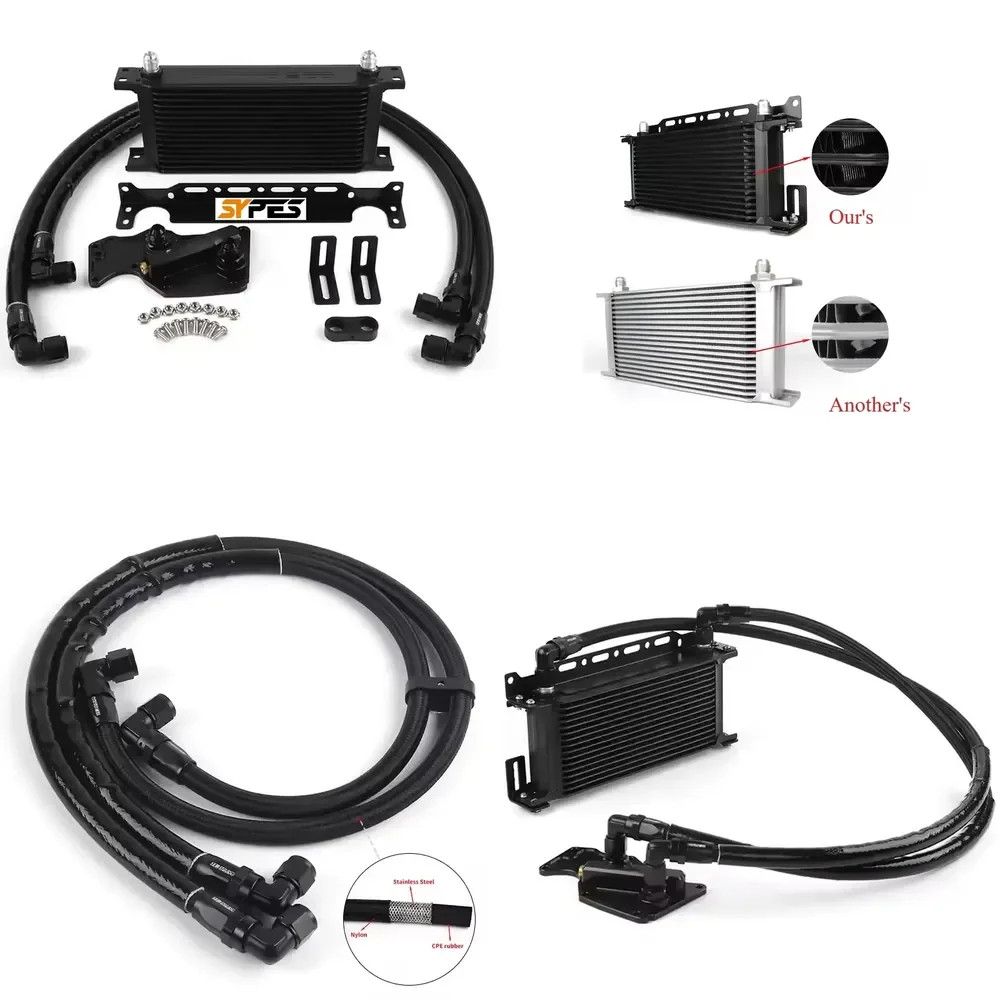 【Premium Quality Daria】 SYPES Car Engine Oil Cooler Kit for F30 B48 B58 N20 High Quality Oil Cooling High Performance