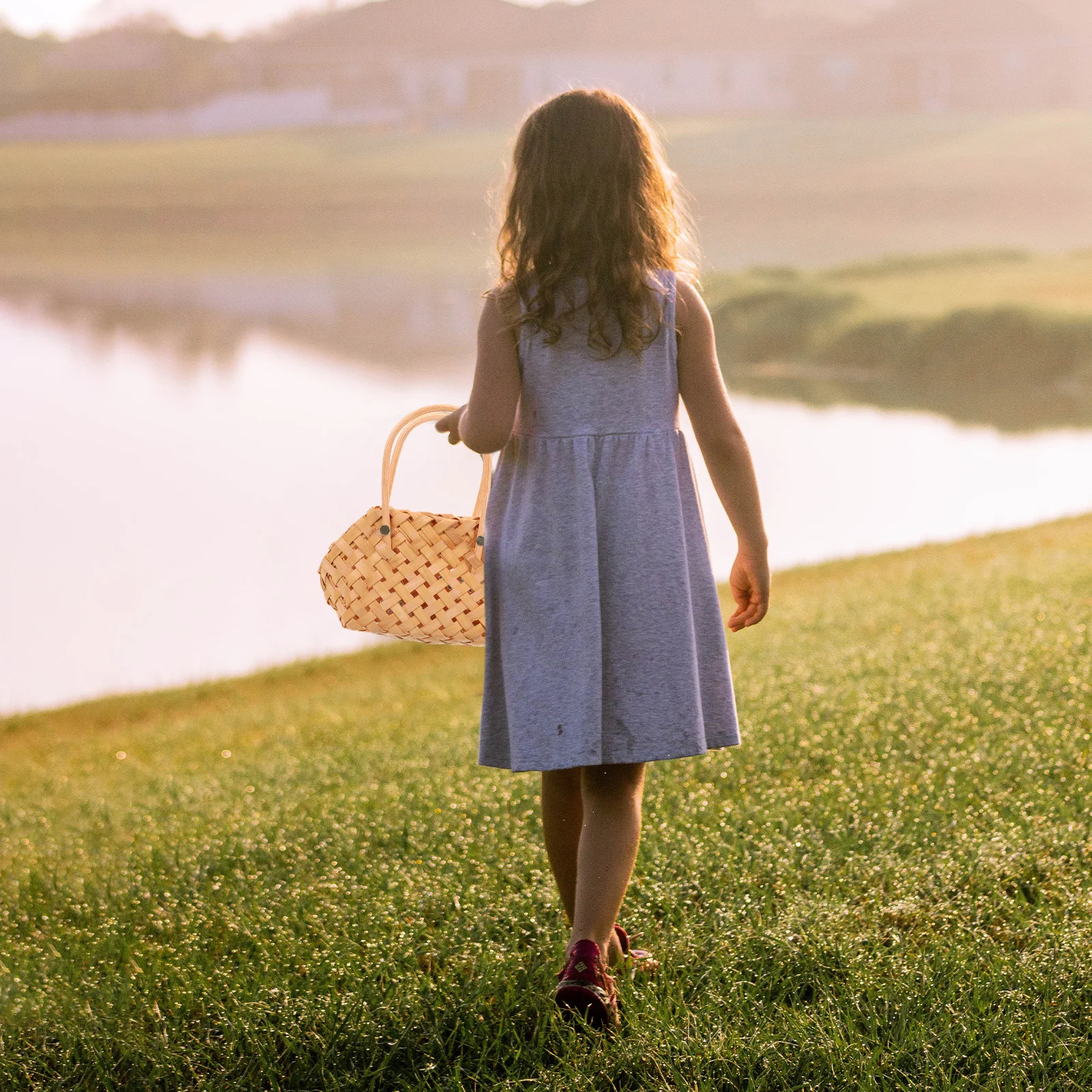 

1pc Woven Storage Basket Handmade Flower Holder For Home Decor Vegetable Fruit Container Portable Desktop Decorative Basket