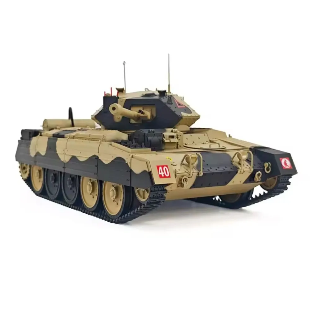 Offre américaine 1/16 2.4G RC char militaire CoolBank croisé MK III réservoir de commande sans fil modèle 360 ° Lampes sonores de fumée rotatives à tourelle RTR
