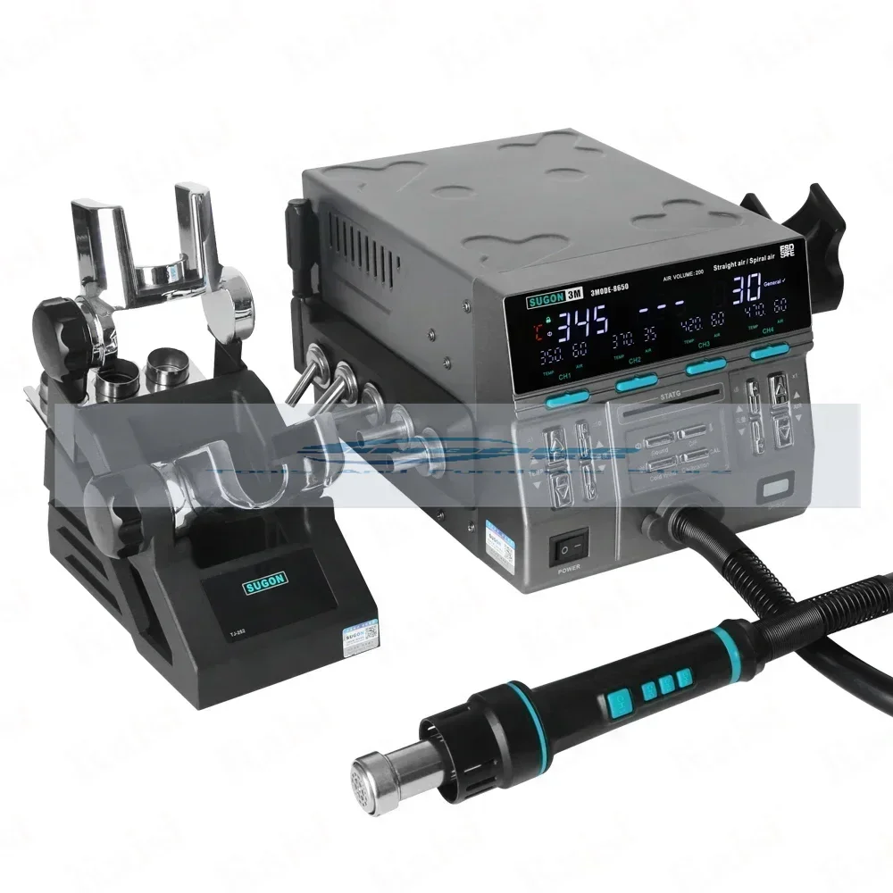 New 3 Mode Sugon 8650 Soldering Rework Station Hot Air Rework Station Blower Machine for Mobile Repair