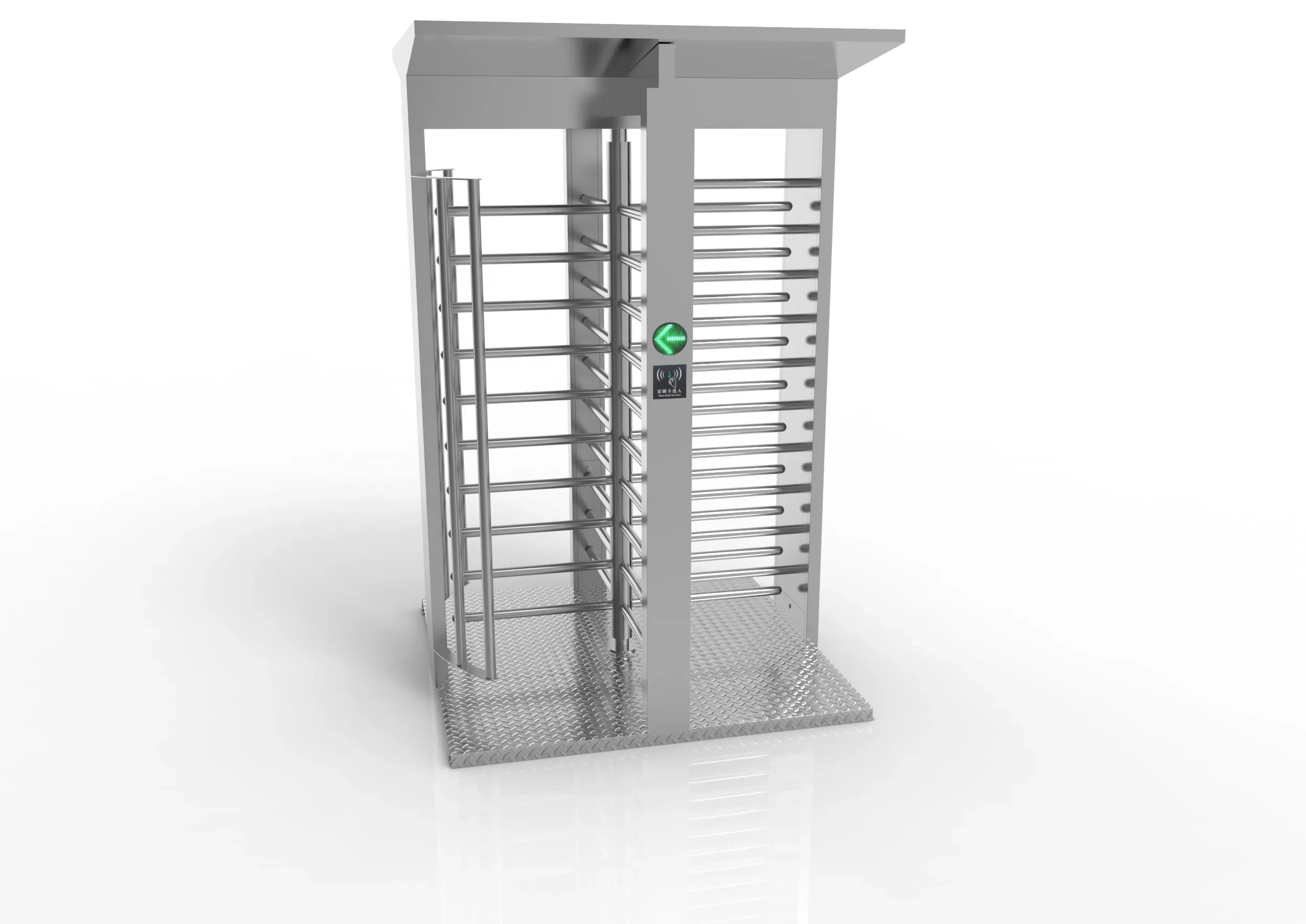 pedestrian turnstile gate access control portable turnstile gate full height turn style rotating door for container