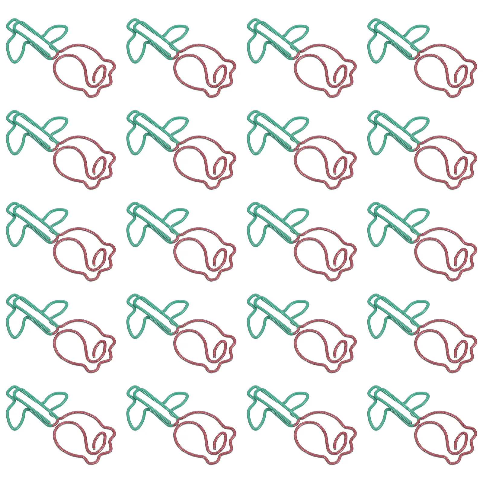 

20Pcs Rose Shape Paper Clips Metal Bookmark Clips Cute Decorative Paperclip Organizer Planner Accessories Office School Supplies