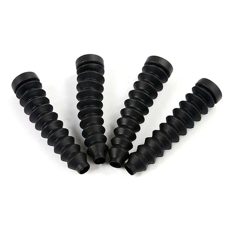 4Pc 8MM Shock Absorber Tower Shaped Bellows Damping Dust Cover Kit For 1/5 Hpi Baha Km Baja & 1Set Rear Tail Pulley Kit