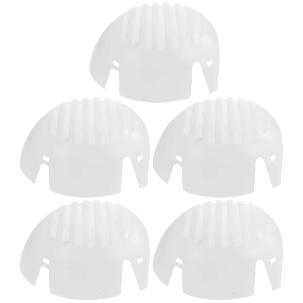 5 قطعة غطاء مقاوم للتحطم إدراج بطانة للقبعات الصلبة خفيفة الوزن مادة البولي ايثيلين العالمي صالح قبعة السلامة بطانات عمال البناء #5