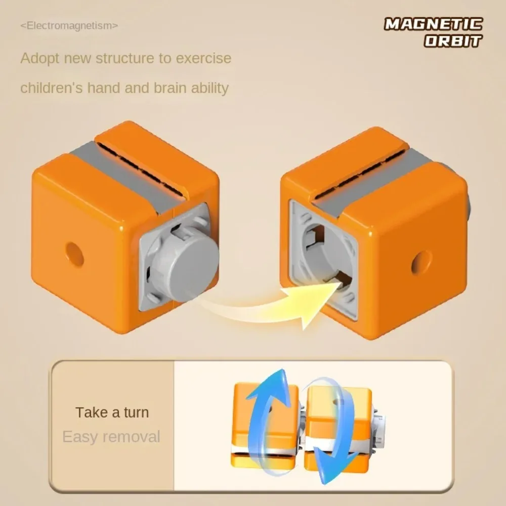 DIY Montieren Magnetische Track Zug Spielzeug 3D Elektronische Magische Schiene Auto Bau für Kinder Pädagogisches Spielzeug Weihnachten Geschenk