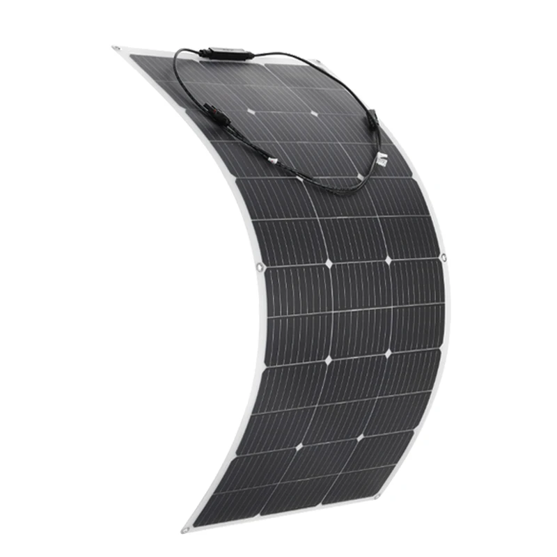 600W 300W Flexible Solar Panel With 60A Controller Kit Bendable Waterproof Monocrystalline Solar Cell for Camping Car RV Boat