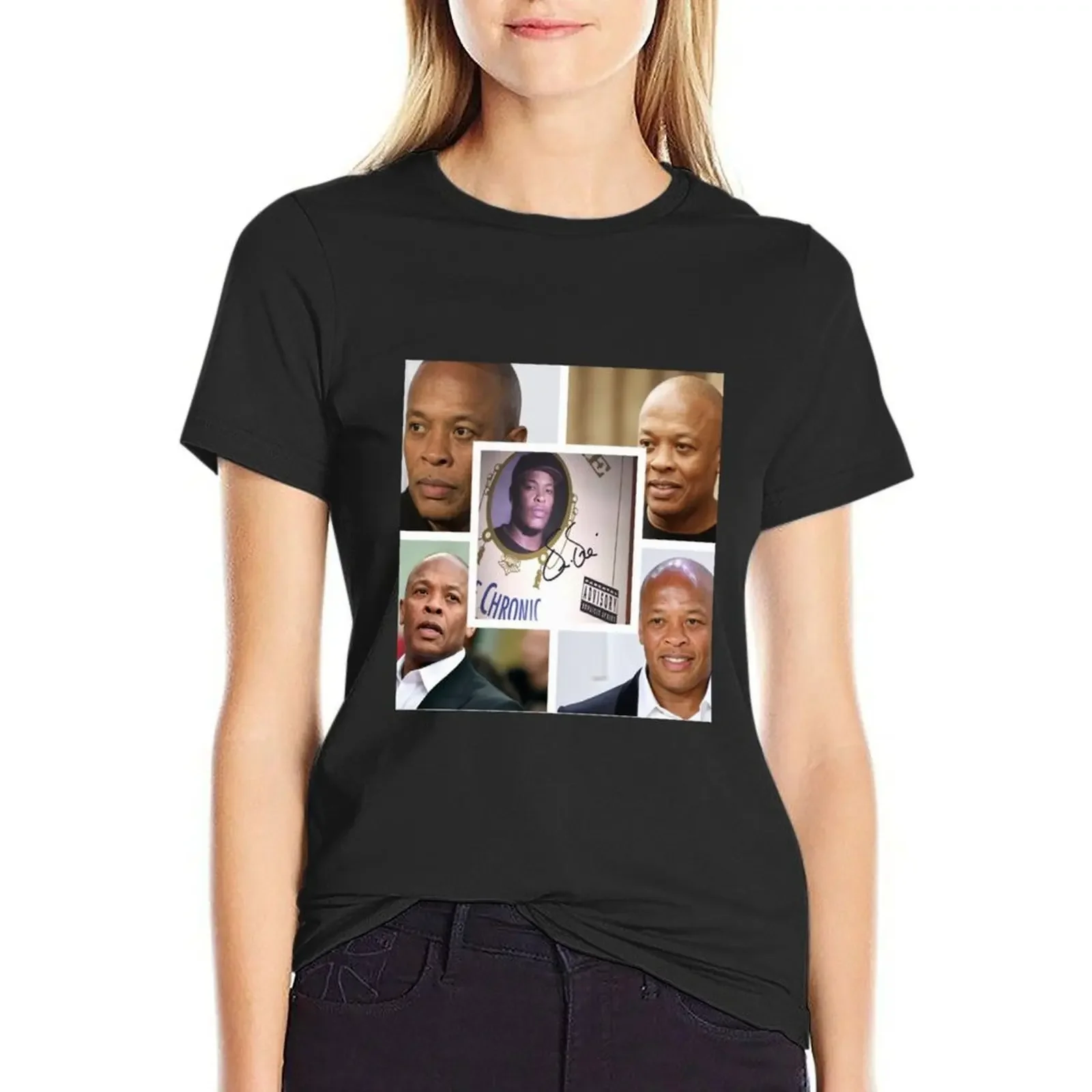 

dr dre T-Shirt Aesthetic clothing customizeds summer clothes shirts graphic tees black t shirts for Women