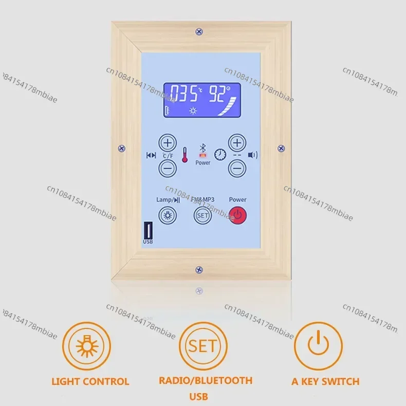 Infrared Sauna and Steam Sauna Control Units Include Control Panels and Electrical Boxes