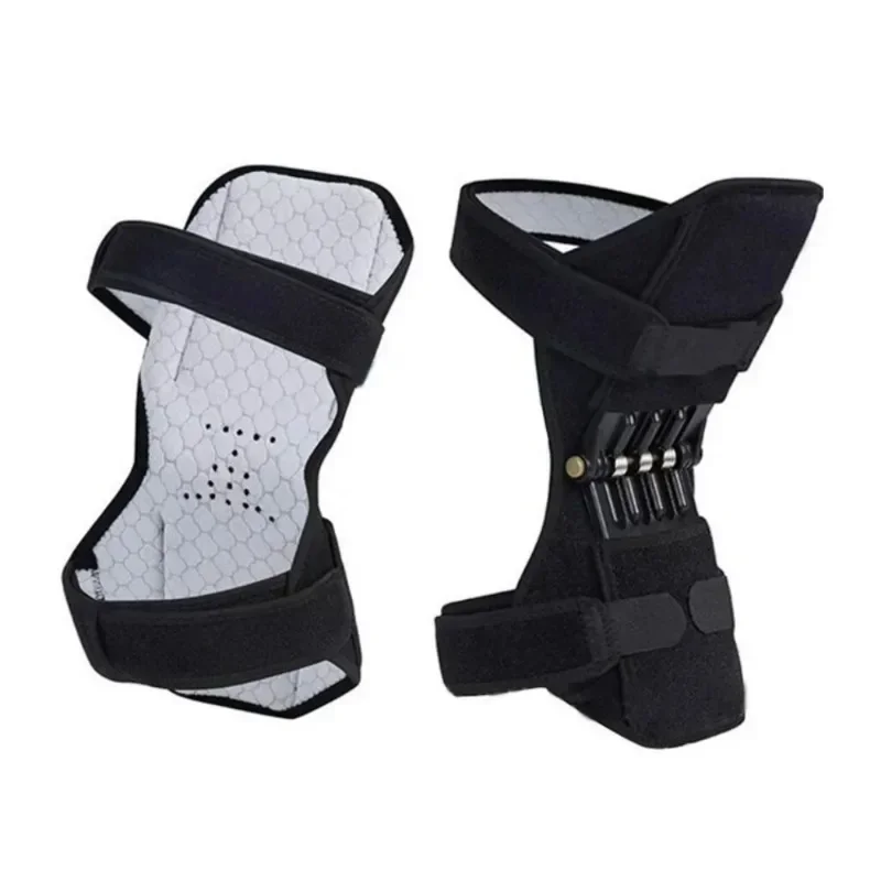 1PC Knee Protection Booster Power Support Knee Pads Powerful Rebound Spring Force Sports Reduces Soreness Cold Leg Protection