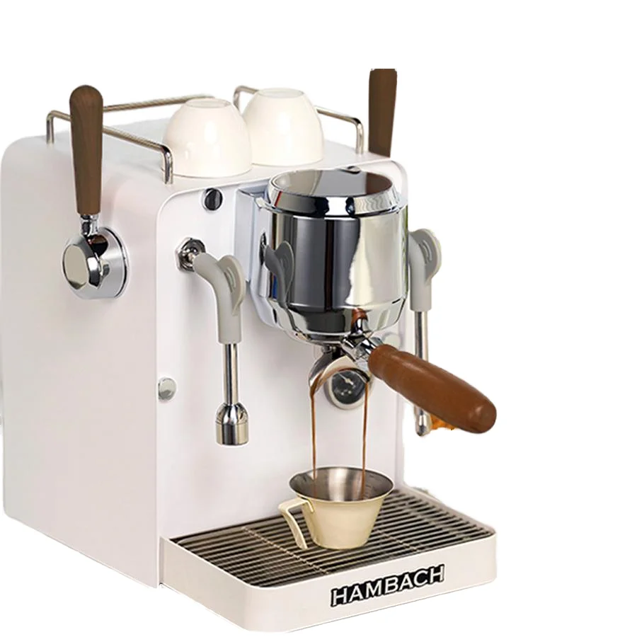 Small Stainless Steel Semi-Automatic Espresso Coffee Machine Eco-friendly Design 15 Bar Pressure Electric Power Source Household