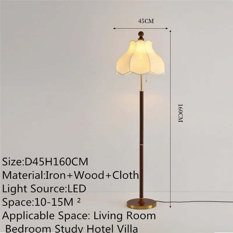 FAIRY Contemporary Luxury Floor Lamp  American Retro Art Living Room Bedroom Study Villa Hotel LED Decorative Standing Light