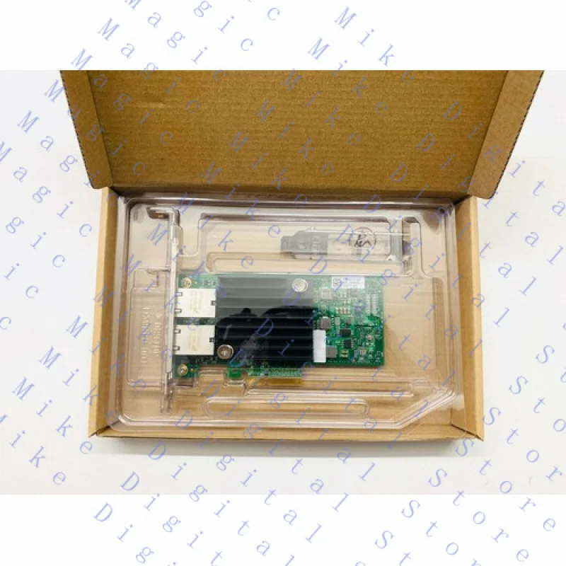 

H ДЛЯ DELL Intel X550-T2 2-портовый сетевой адаптер 10 ГБ Ethernet PCIe 4V7G2 HWWN FKHKC