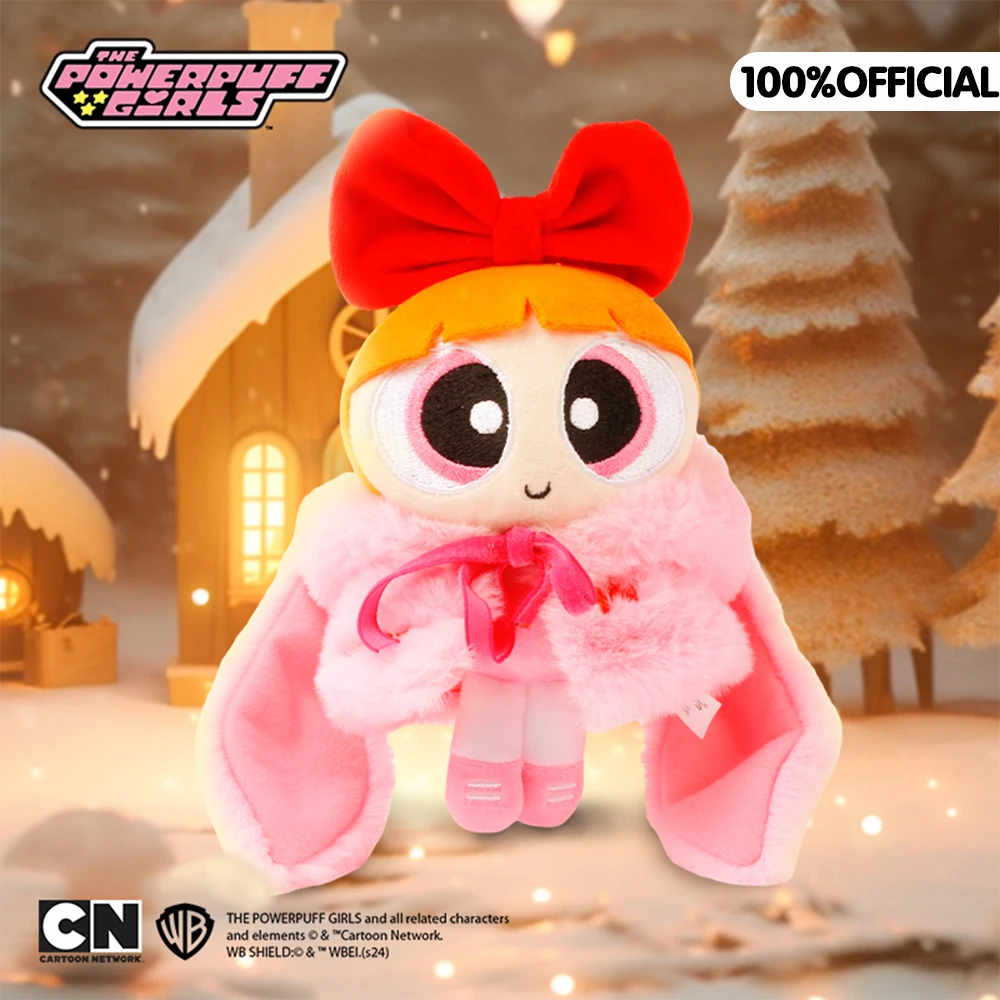 Kawaii le Powerpuff filles peluche cape série dessin animé sac à dos accessoires Anime Girly coeur mignon jouets en peluche porte-clés filles cadeau