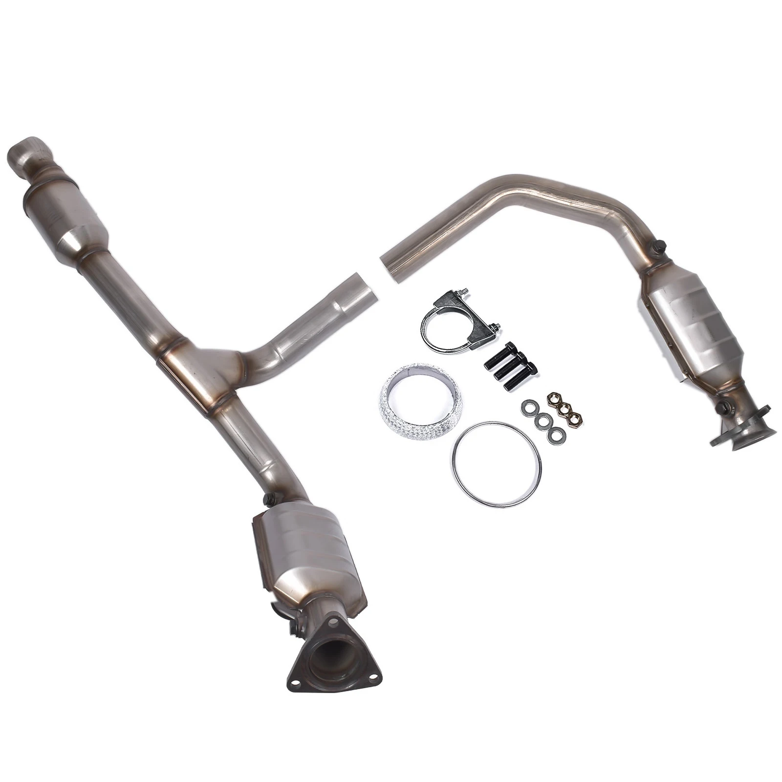 Glossy Catalytic Converter for 1500 Tahoe Yukon Sierra 1500 5.3L 52642 EMCC60499 50497
