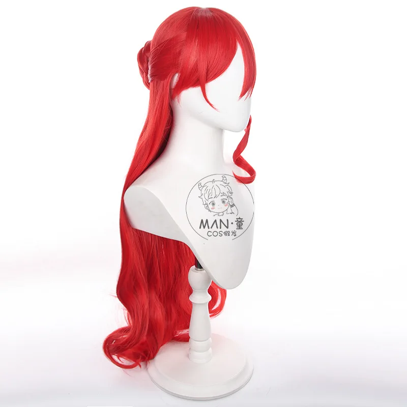 هونكاي: شعر مستعار ستار ريل هيميكو التنكري، شعر طويل مجعد، عبوة شعر وردية منفصلة، هدية الهالوين