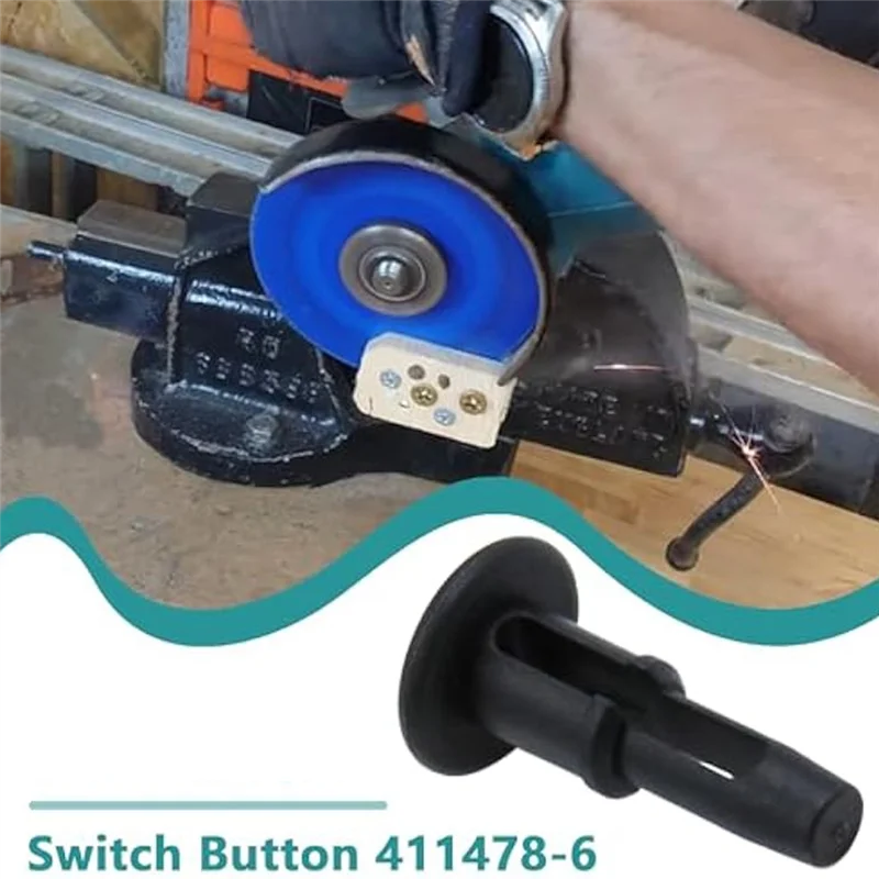 ABFI 4 Uds botón de interruptor 411478-6 apto para sierra de inglete LS1214 LS1013 LS1040 LS1212 2414B BLS712 BLS820
