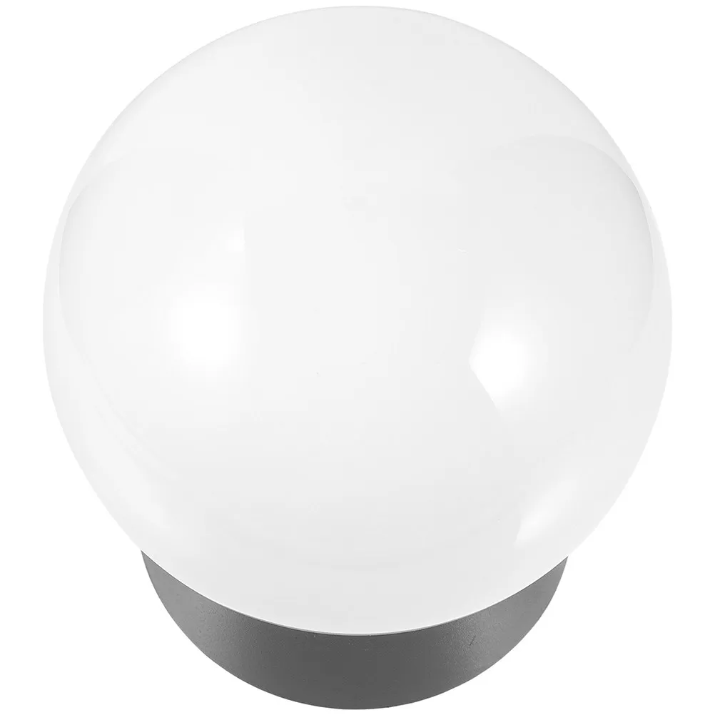 

Наружный светодиодный круглый настенный светильник из нержавеющей стали и акрила, настенная лампа для сада, двора, коридора, веранды, декоративное освещение