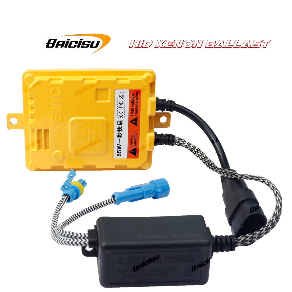 

2pcs Automotive highquality HID Xenon Ballast 2025 Hot Sale Promotion External Lights 12V55W AC Ballast Fast Start 55W