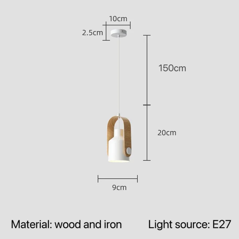 NONE Nordic Kleine Anhänger Beleuchtung Einstellbare Winkel Hängen Lampe für Schlafzimmer Nacht Hotel Restaurant Dekoration Decke Kronleuchter 7