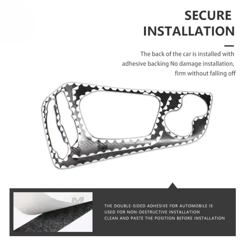 

Аксессуары для салона автомобиля, ручка переключения передач автомобиля для Dodge Charger, интерьер из углеродного волокна для Dodge Challenger