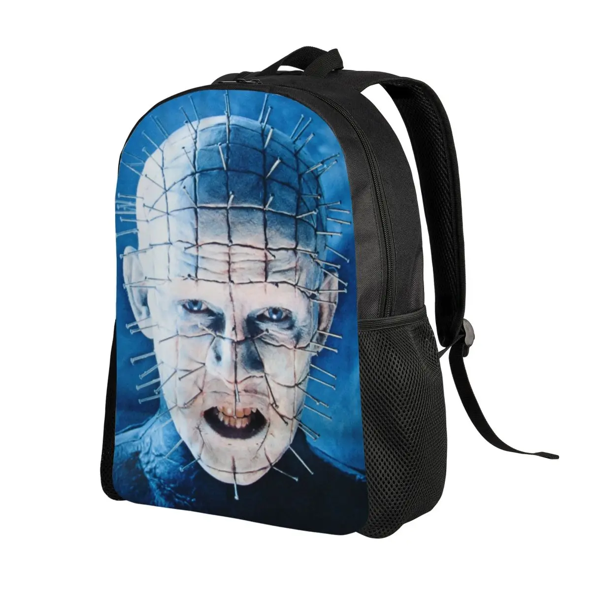 3D Printing Hellraiser Backpacks for Supernatural Horror Film School College Travel Bags Bookbag Fits 15 Inch Laptop