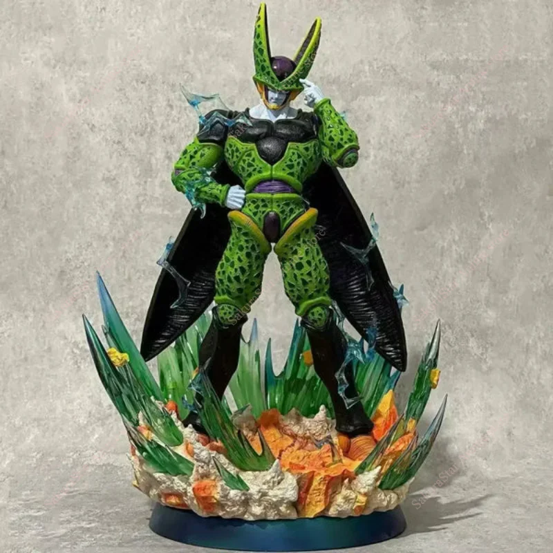 

【In Stock】35cm/13.78in Anime Dragon Ball Z Lightning Cell PVC Statue Action Figure, Desktop Ornament Collectible Model Toy Gift
