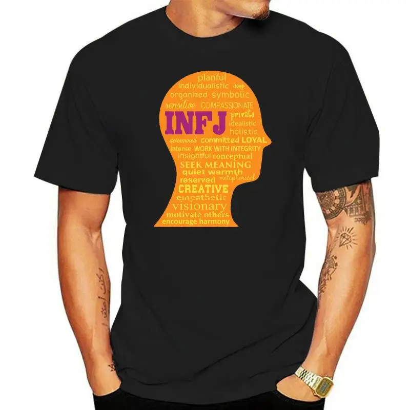 INFJ Meyers Briggs Description Head T Shirt MBTI Personality