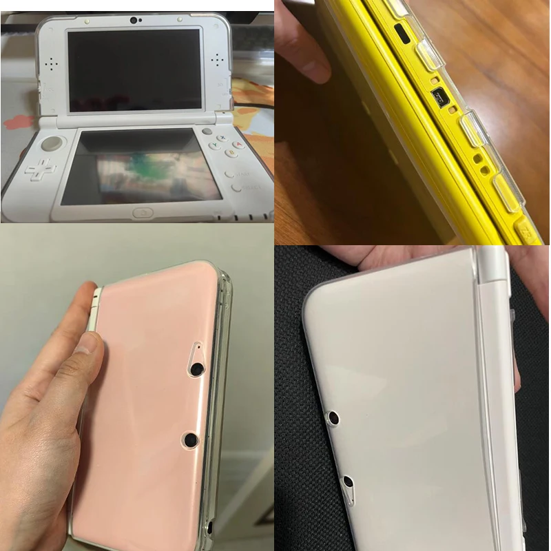1 szt. Wysokiej jakości silikonowa osłonka TPU do konsoli New 3DS LL/NEW 3DS XL, miękka, kryształowa obudowa ochronna na konsolę do gier. — zdjęcie produktu 6