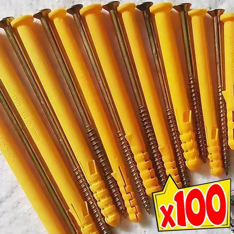 

Wholesale Self Drilling Expansion Screw Tube Nails Iron Wall Plug Anchor Expansion Rubber Plugs M6 for Construction Industry