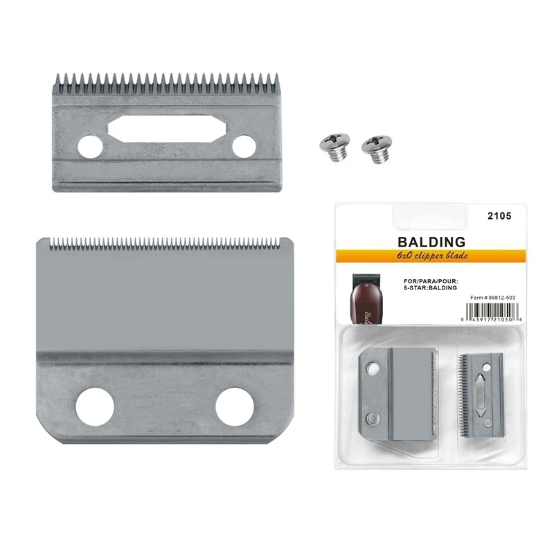 Replacement Balding 6X0 Clipper 2105 Blade Fit For Wahl Professional 5 Star Series Balding Hair Clippers 8110