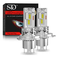 30000LM H4 bombillas de faros LED Canbus H7 Led 3570 CSP luz alta y baja luz de coche Turbo lámpara de diodo Led Auto 12V 6500K
