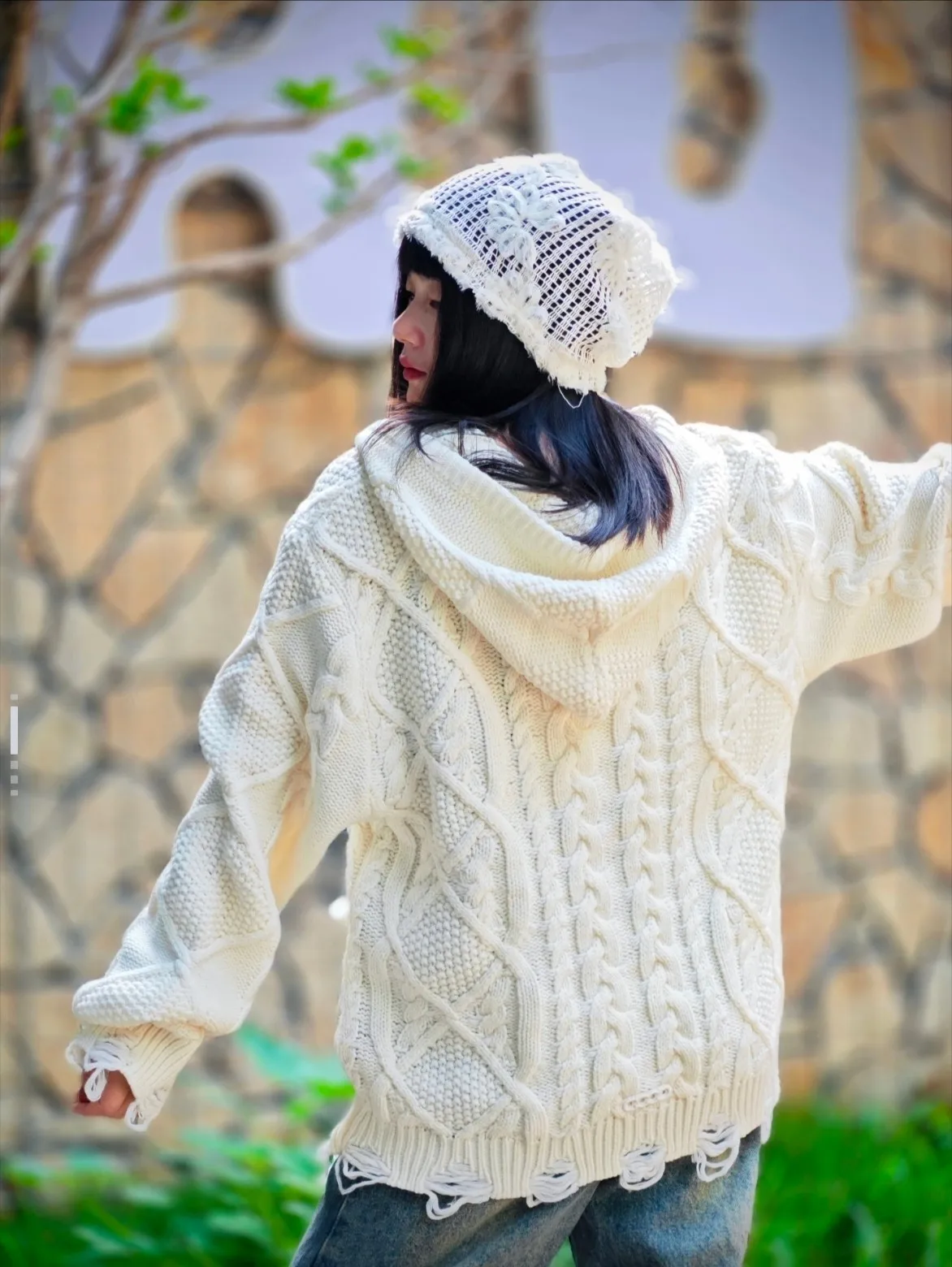 Goodbrand New 2026 Premium Quality College-Style 3D Twist Knit Light Luxury Fashion Sophisticated GOOD Sweater for Men and Women