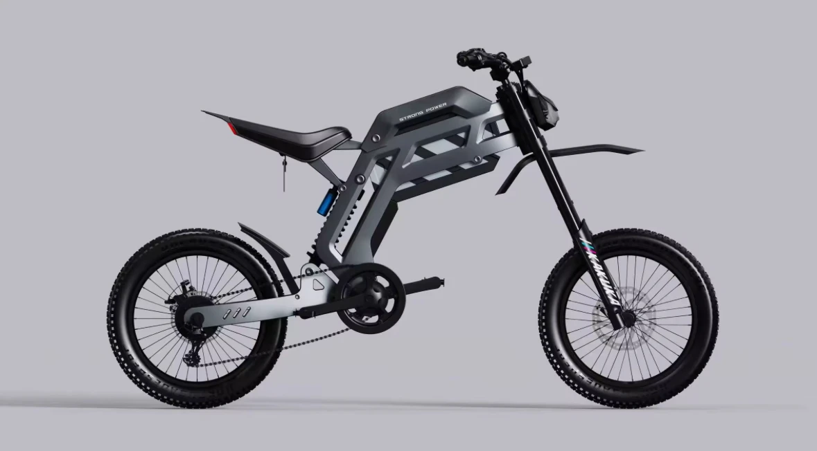 OBX GT73 E-Bike  2000W Electric Bike 52V 27Ah Long Range E-Bike, 43.5MPH Fast Speed, Dual Suspension Off-Road Fat Tire Bicycle