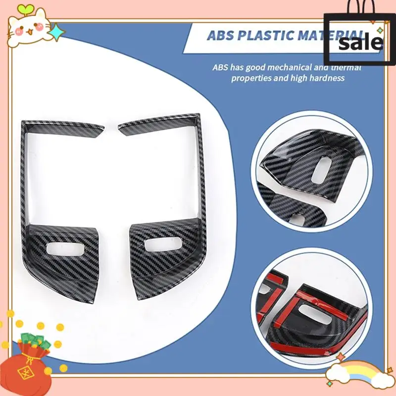 

НОВАЯ декоративная накладка на вентиляционное отверстие центральной консоли для Dodge Ram TRX 2019-2024, аксессуары для интерьера из углеродного волокна