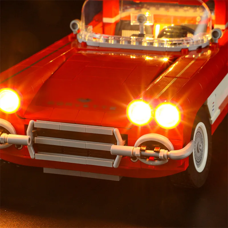 LED Lights Compatible With 10321 Corvette Building Blocks Lighting DIY Toy Gift (Only Including Lamp)