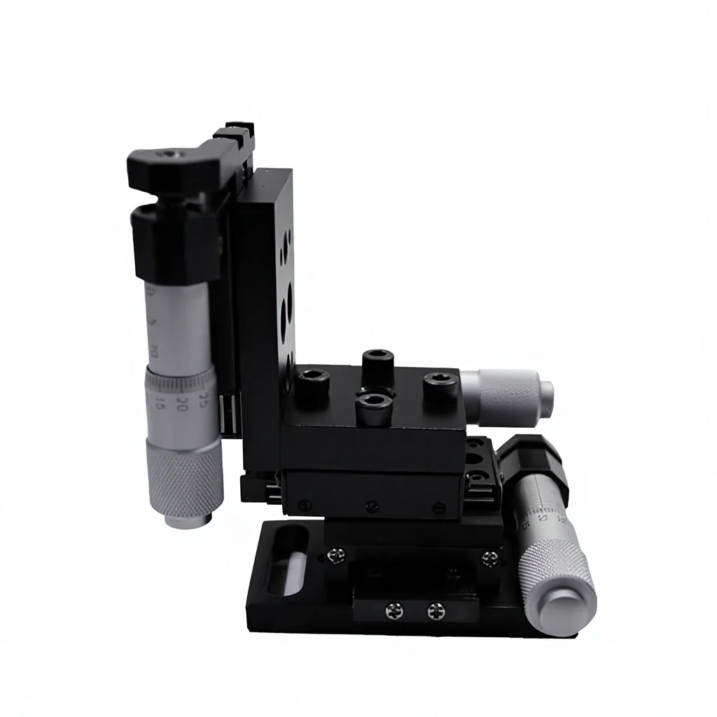 Xmsj03-09 34x34mm Manual XYZ Stage 13mm 3-Axis Travel Precision Micro-Positioning Lab Slide
