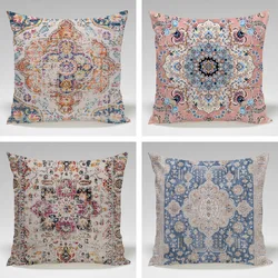 New Persian Style Ethnic Geometric Cushions Case Luxury Thick Plush Throw Pillows Case Vintage Sofa Couch Bed Decorative Pillows