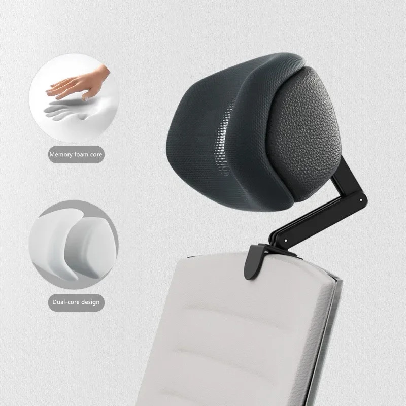 

Chair Neck Pillow Ergonomic Chair Headrest Cushion Chair Universal Breathable Durable for Computer Office Chair Accessories